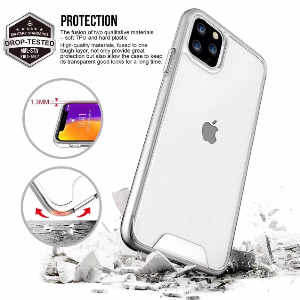 AntiDrop Collection IPhone Clear Case / Magsafe Case Mega Phone City