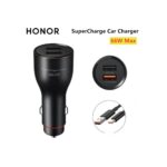 Honor SuperCharge Car Charger 66W Max Dual USB QC2.0 FCP SCP Fast Charge Universal Compatibility With 6A Type-c Cable