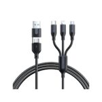JOYROOM 3.5A USB-A+Type-C to Lightning+Type-C+Micro 5-in-1 Charging Cable 1.2m