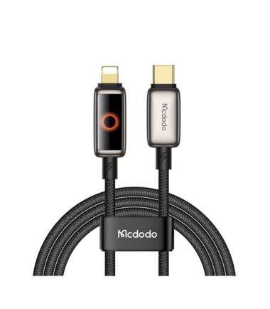 MCDODO CA667 AUTO POWER OFF 36W USB-C TO LIGHTNING W BREATHING LIGHT LED DISPLAY CABLE (1.2m)