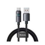 MCDODO 66W Type-C 6A Cable with Horizontal LED Display (1.2m)