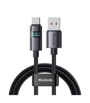 MCDODO 66W Type-C 6A Cable with Horizontal LED Display (1.2m)
